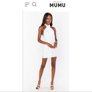 Show Me Your Mumu Jasmine Halter Mini Dress